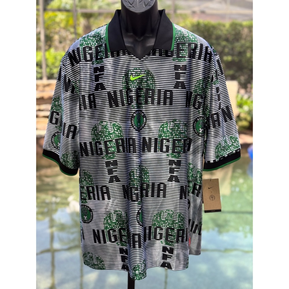 Nike Nigeria Football Federation Pre-Match Jersey IH1278-100 Mens
